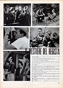 Il Mestiere del Regista, Cinema 10 agosto 1942