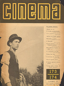 Elio Marcuzzo in Ossessione, Cinema ottobre 1943