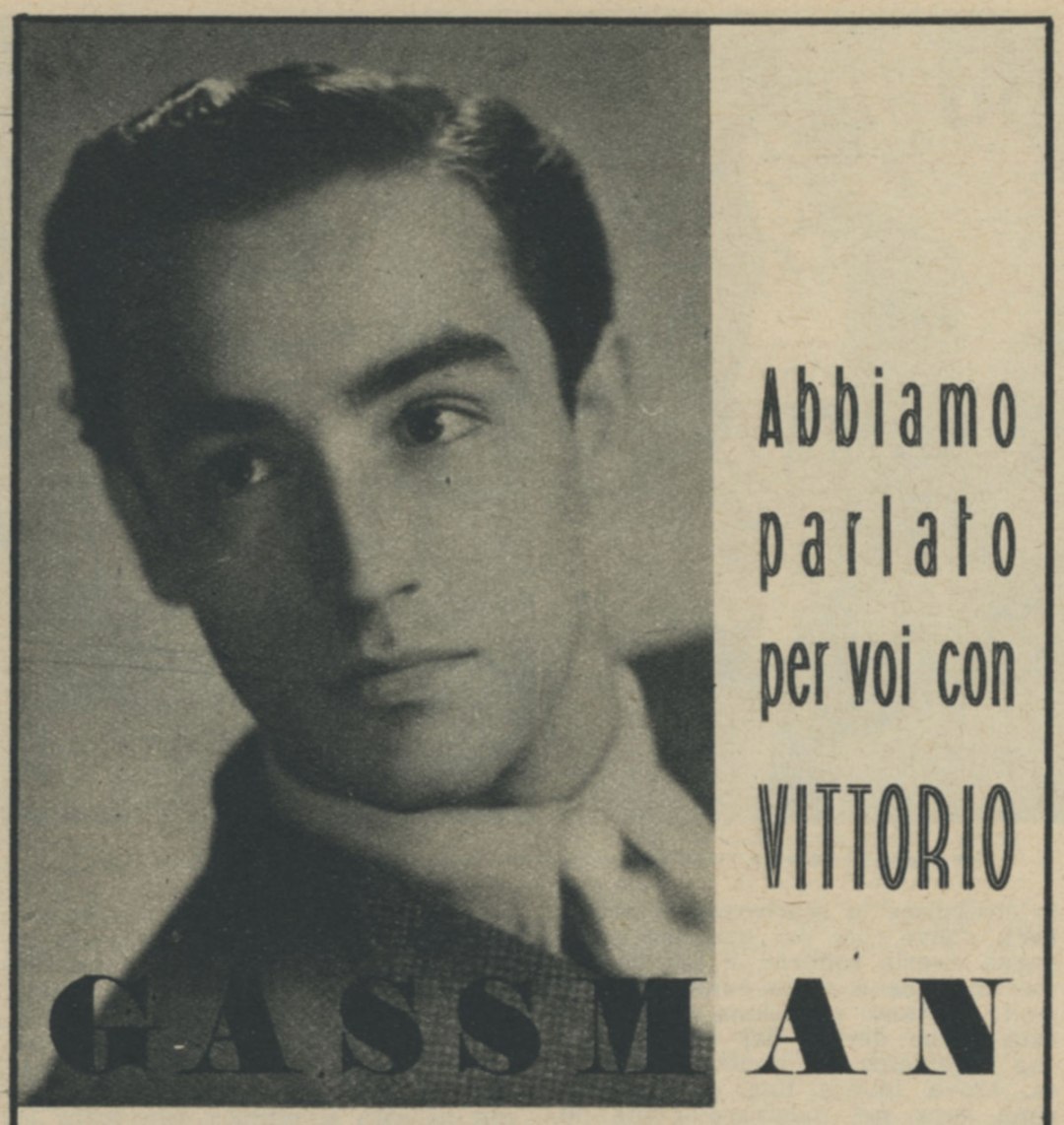 Vittorio Gassman interprete di Maria Tarnowska 1946