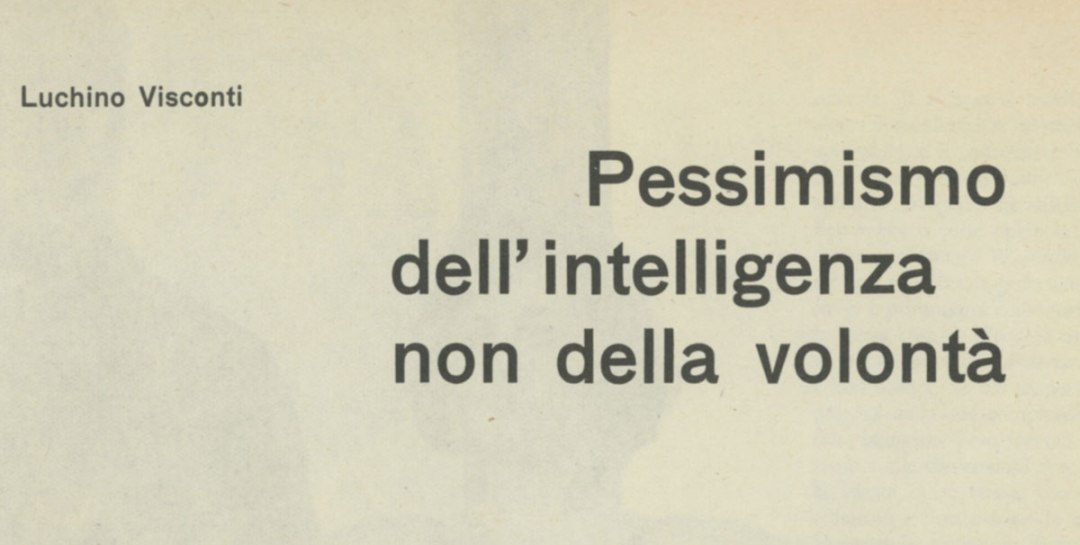 Scritti di Luchino Visconti