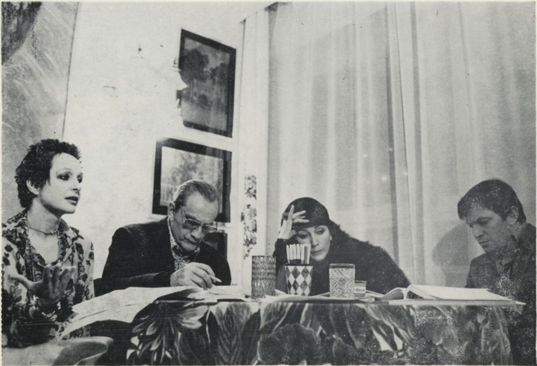 Adriana Asti Luchino Visconti Valentina Cortese Umberto Orsini