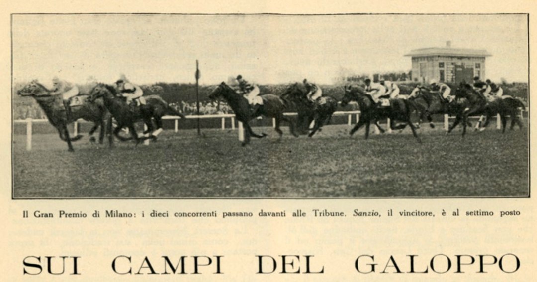Sanzio, vincitore al Gran Premio di Milano 1932