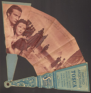 Brochure del film Tosca