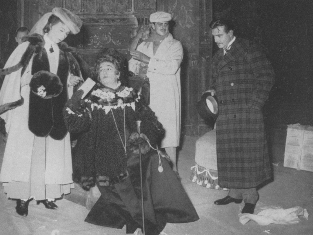 Come le foglie, Teatro Olimpia, Milano 1954