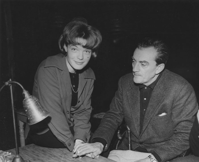 Romy Schneider e Luchino Visconti
