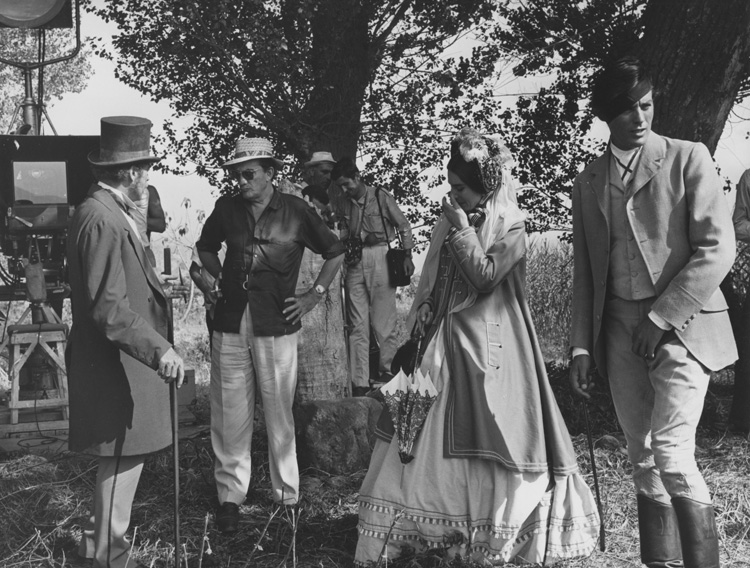 sul set de Il Gattopardo